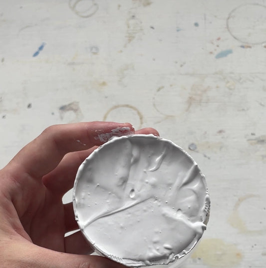 The perfect gesso recipe for stretching canvases
